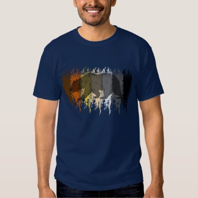 Bear Shadow Gay Bear Pride T-shirt