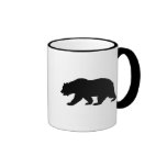 silhouette, shape, bear, wild