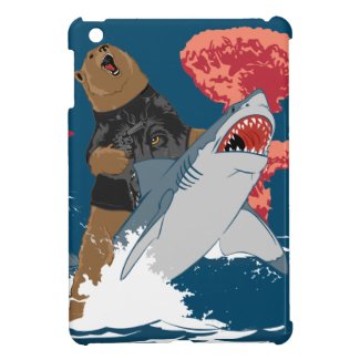 Bear Shark Escape iPad Mini Case