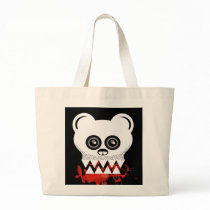 BEAR SKULL TOTE BAG