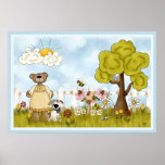 Bear Spring Garden Poster