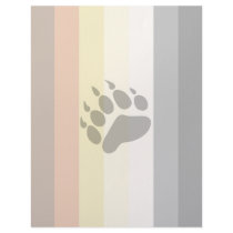 Bear Stripe - Faded Stationery Custom Letterhead