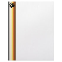 Bear Stripe Stationery Letterhead Design