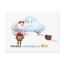 Bear, Sword, Cloud postcards