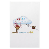 Bear, Sword, Cloud stationery