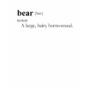 BEAR T-SHIRT / Gay Slang T-shirt by gay_pride BEAR T-SHIRT / Gay Slang T-shirt
