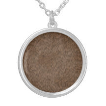 Bear texture necklace