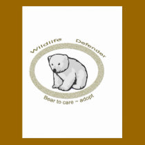 BEAR TO CARE ~ ADOPT postcards