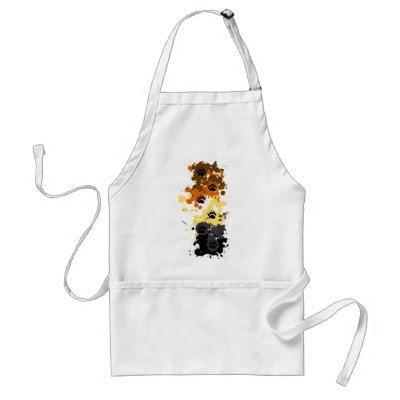 bear tracks aprons by jonnydowntown
