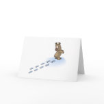 Bear Tracks Card