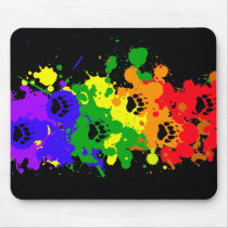 bear tracks mousepad
