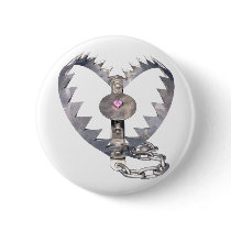 Bear Trap Heart Pin