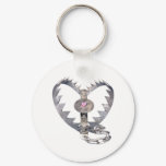Bear Trap Heart keychains