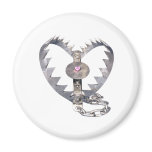 Bear Trap Heart magnets