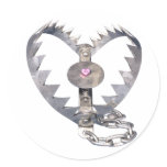 Bear Trap Heart stickers