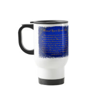 Bear Travel Mug: Starry Background