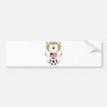 BEAR UNTED STATES BUMPER STICKER