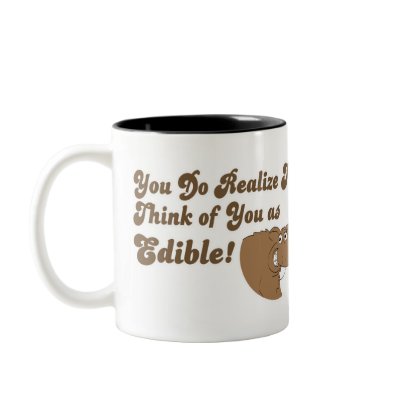 Bear Warning Coffee Mug by haywiregraphics