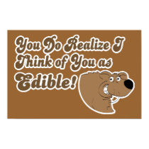 Bear Warning posters