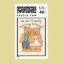 Bear Wedding stamps