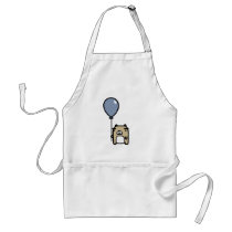 Bear With Blue Balloon Apron