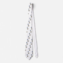 Bear With Blue Balloon Necktie