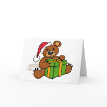 Bear with gift cards