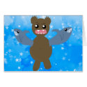 Bear With Sharks For Arms Card