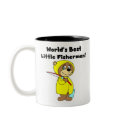 Bear World's Best Little Fisherman mugs