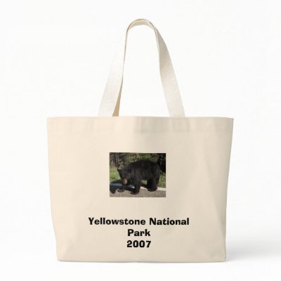 bear, Yellowstone National Park 2007 Canvas Bag by Faerieonthegate