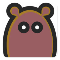 Bear Zombie stickers