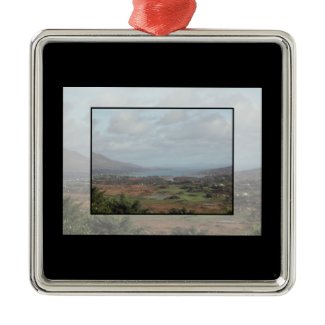 Beara Peninsula, Ireland. Scenic View. Custom ornament