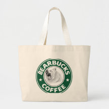 "Bearbucks" Coffee Canvas Bag