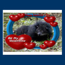 Bearcat Valentine Postcard postcards