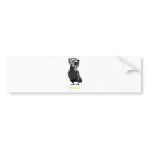 Beard (half bear - half bird) bumper sticker