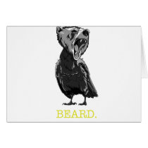 Beard (half bear - half bird) card