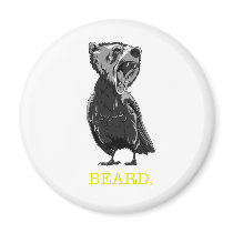 Beard (half bear - half bird) magnets
