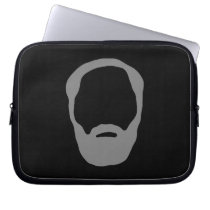 beard laptop sleeve