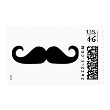 Beard - Mustache Postage Stamp