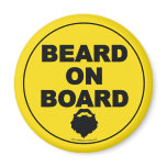 Beard on Board Magnet