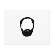 beard post cards