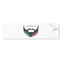 Beard Pride Bumper Sticker