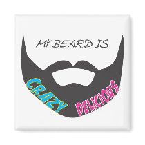 Beard Pride Refrigerator Magnets