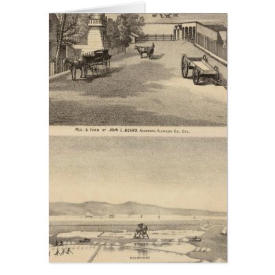 Beard res, Alvarado Salt Works Greeting Card by davidrumsey