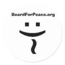 Beard_tilde sticker BeardForPeace.org