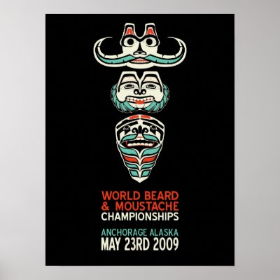 Beard Totem Print by beardposters