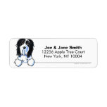 Bearded Collie Beardie Clean & Simple labels