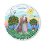 Bearded Collie (brown-white) Fridge Magnets