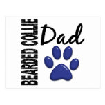 Bearded Collie Dad 2 Postcards