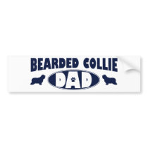 Bearded Collie Dad Bumper Stickers